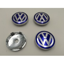 CENTRO DE RUEDA VW azul 60 mm