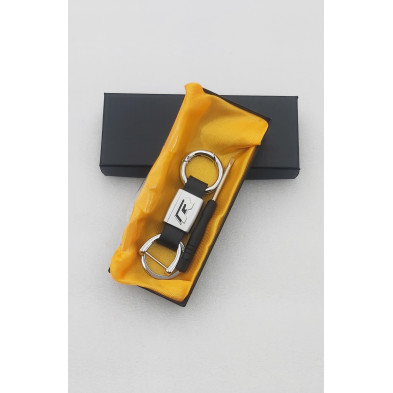 Llavero de cuero con logo vw r-line 2 Perfecto para regalo!