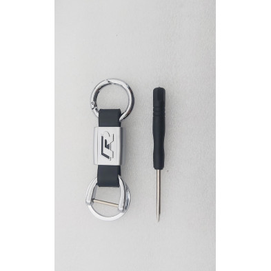 Llavero de cuero con logo vw r-line 2 Perfecto para regalo!