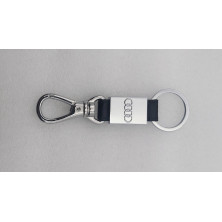 Llavero audi metal cromado y cuero Perfecto para regalo!