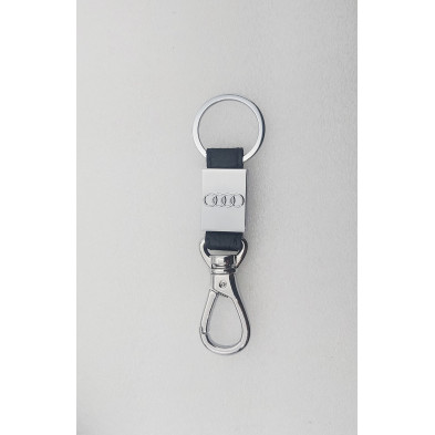 Llavero audi metal cromado y cuero Perfecto para regalo!