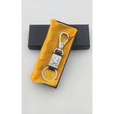 Llavero peugeot metal cromado y cuero Perfecto para regalo!