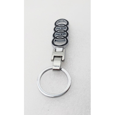 Llavero metalico audi negro Perfecto para regalo!
