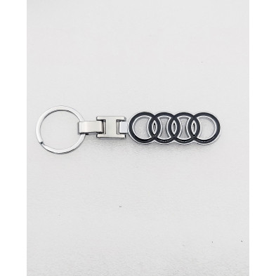 Llavero metalico audi negro Perfecto para regalo!