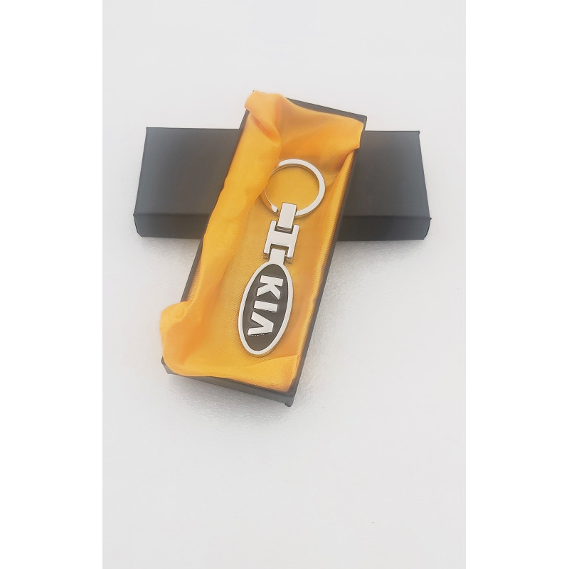 Llavero metalico negro kia Perfecto para regalo!
