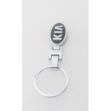 Llavero metalico negro kia Perfecto para regalo!
