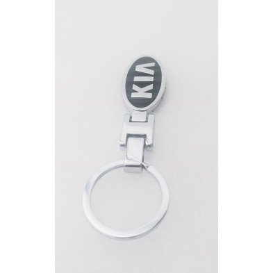 Llavero metalico negro kia Perfecto para regalo!