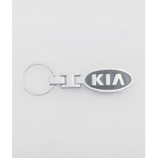 Llavero metalico negro kia Perfecto para regalo!