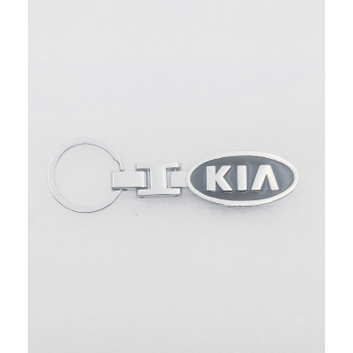 Llavero metalico negro kia Perfecto para regalo!
