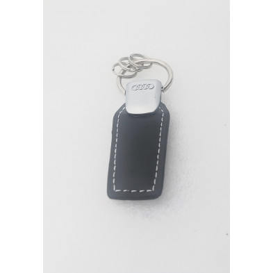 Llavero de cuero con logo de audi Perfecto para regalo!