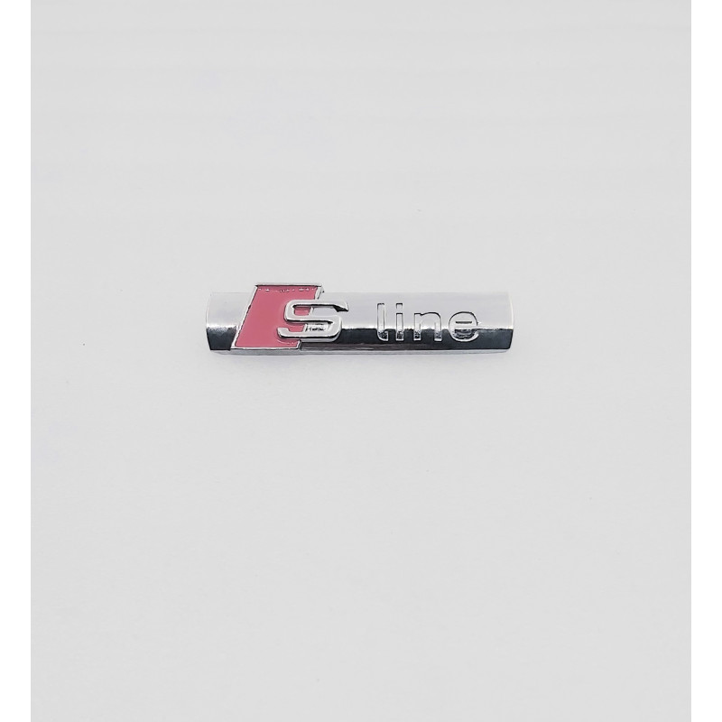 Emblema de parrilla Audi Sline cromado