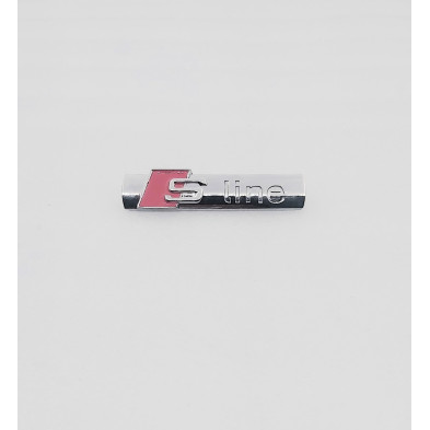 EMBLEMA DE PARRILLA AUDI SLINE CROMADO