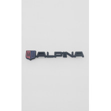 Emblema parrilla BMW Alpina negra