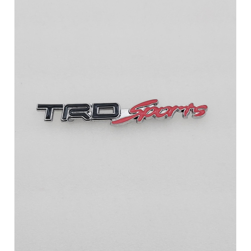 Emblema de parrilla Toyota TRD sports negro y rojo