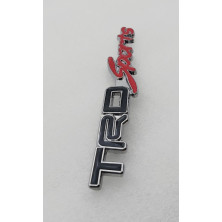 Emblema de parrilla Toyota TRD sports negro y rojo