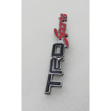 EMBLEMA DE PARRILLA TOYOTA TRD SPORTS NEGRO Y ROJO