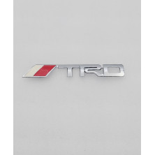 Emblema de parrilla Toyota TRD plata