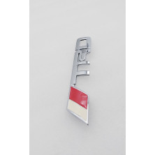 EMBLEMA DE PARRILLA TOYOTA TRD PLATA