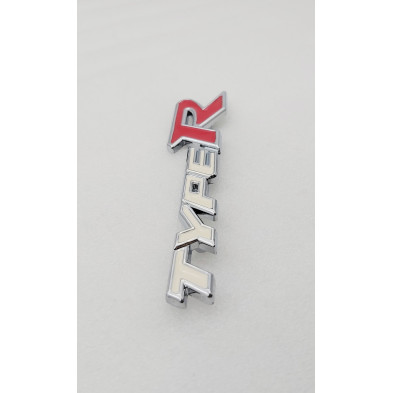 EMBLEMA DE PARRILLA HONDA TYPE R BLANCO Y ROJO