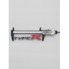 EMBLEMA DE PARRILLA HONDA TYPE R NEGRO Y ROJO