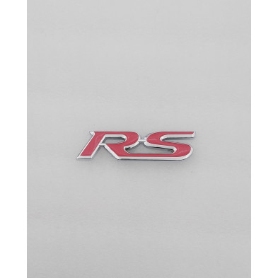 EMBLEMA DE PARRILLA RS ROJO