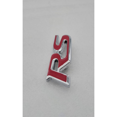 EMBLEMA DE PARRILLA RS ROJO