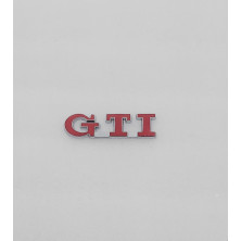 Emblema de parrilla VW GTI rojo