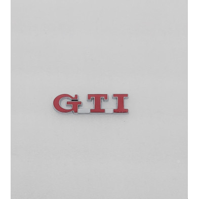 EMBLEMA DE PARRILLA VW GTI ROJO