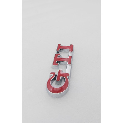 EMBLEMA DE PARRILLA VW GTI ROJO