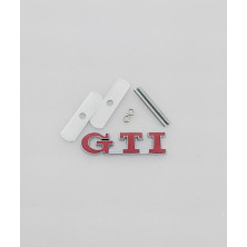 EMBLEMA DE PARRILLA VW GTI ROJO