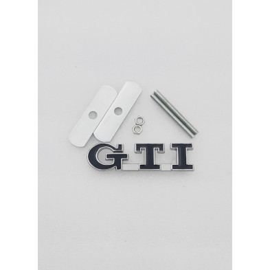 Emblema de parrilla VW GTI negro