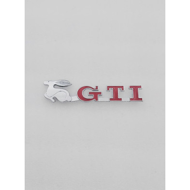 EMBLEMA DE PARRILLA VW GTI CONEJO
