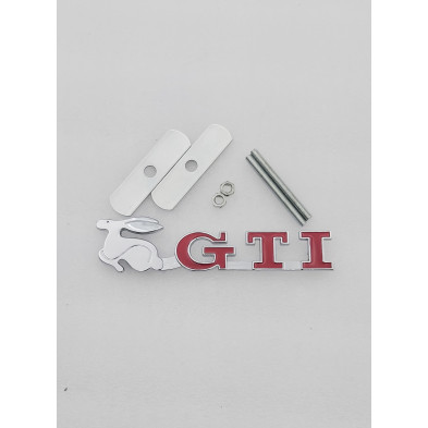 EMBLEMA DE PARRILLA VW GTI CONEJO