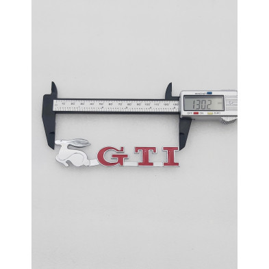 EMBLEMA DE PARRILLA VW GTI CONEJO