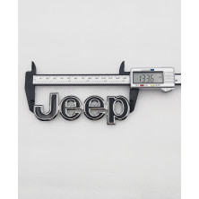 Emblema de parrilla Jeep negro