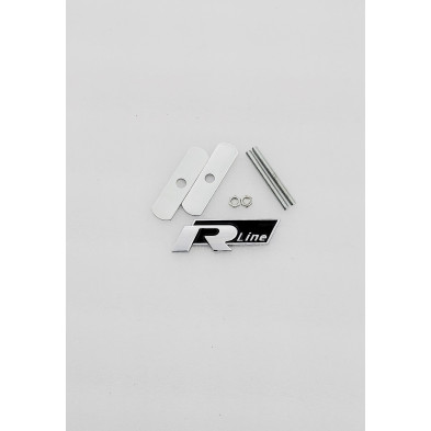 Emblema de parrilla VW R-line negro