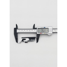 EMBLEMA DE PARRILLA VW R-LINE NEGRO