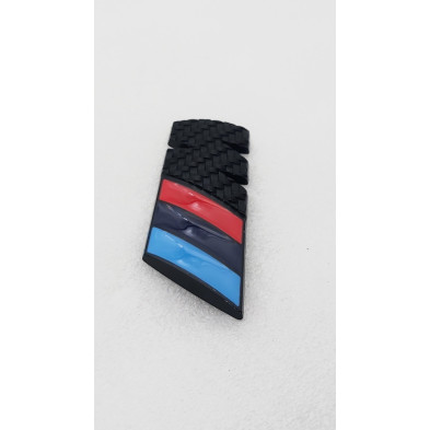 Emblema de parrilla BMW M negro carbono