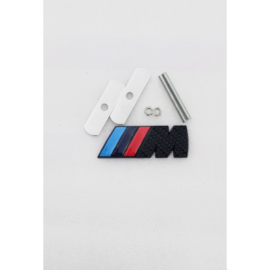 EMBLEMA DE PARRILLA BMW M NEGRO CARBONO
