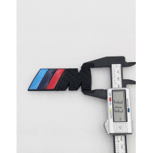 EMBLEMA DE PARRILLA BMW M NEGRO CARBONO