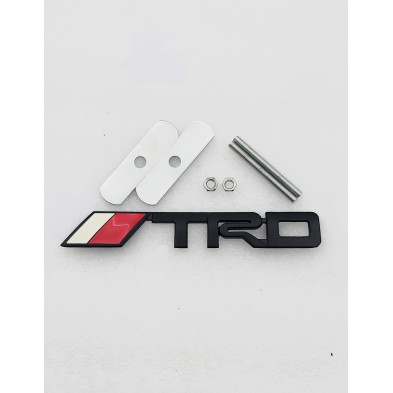 Emblema de parrilla Toyota TRD negro