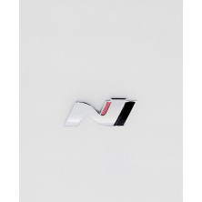 EMBLEMA DE PARRILLA HYUNDAI N CROMADO