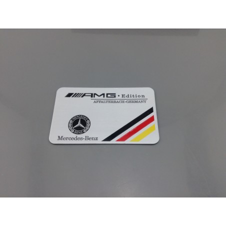 EMBLEMA MERCEDES AMG Bandera Alemana