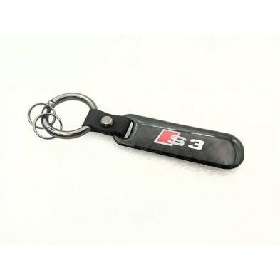 LLAVERO DE CARBONO CON LOGO AUDI S3 Perfecto para regalo!