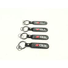 LLAVERO DE CARBONO CON LOGO AUDI Q5 Perfecto para regalo!