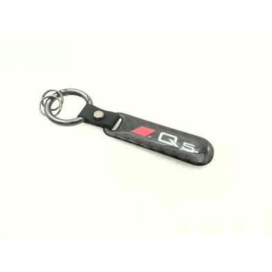 LLAVERO DE CARBONO CON LOGO AUDI Q5 Perfecto para regalo!