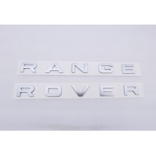 LETRAS DELANTERAS O TRASERAS RANGE ROVER PLATA MATE