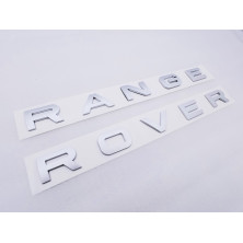 LETRAS DELANTERAS O TRASERAS RANGE ROVER PLATA MATE