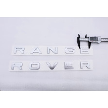 LETRAS DELANTERAS O TRASERAS RANGE ROVER PLATA MATE