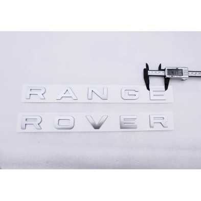 LETRAS DELANTERAS O TRASERAS RANGE ROVER PLATA MATE